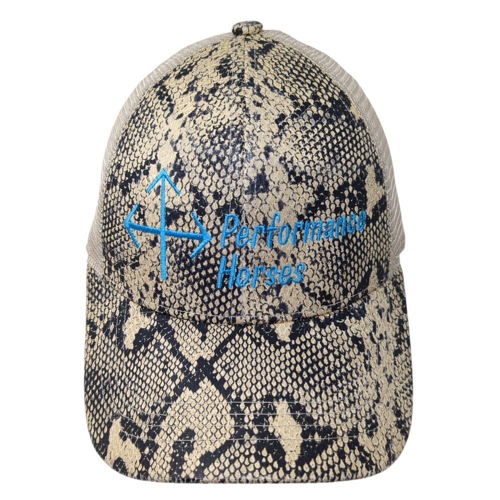 Performance Horses Strapback Trucker Hat Multi One Size C.C Exclusives